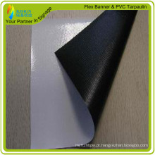 5,1 m branco / preto PVC laminado Blockout